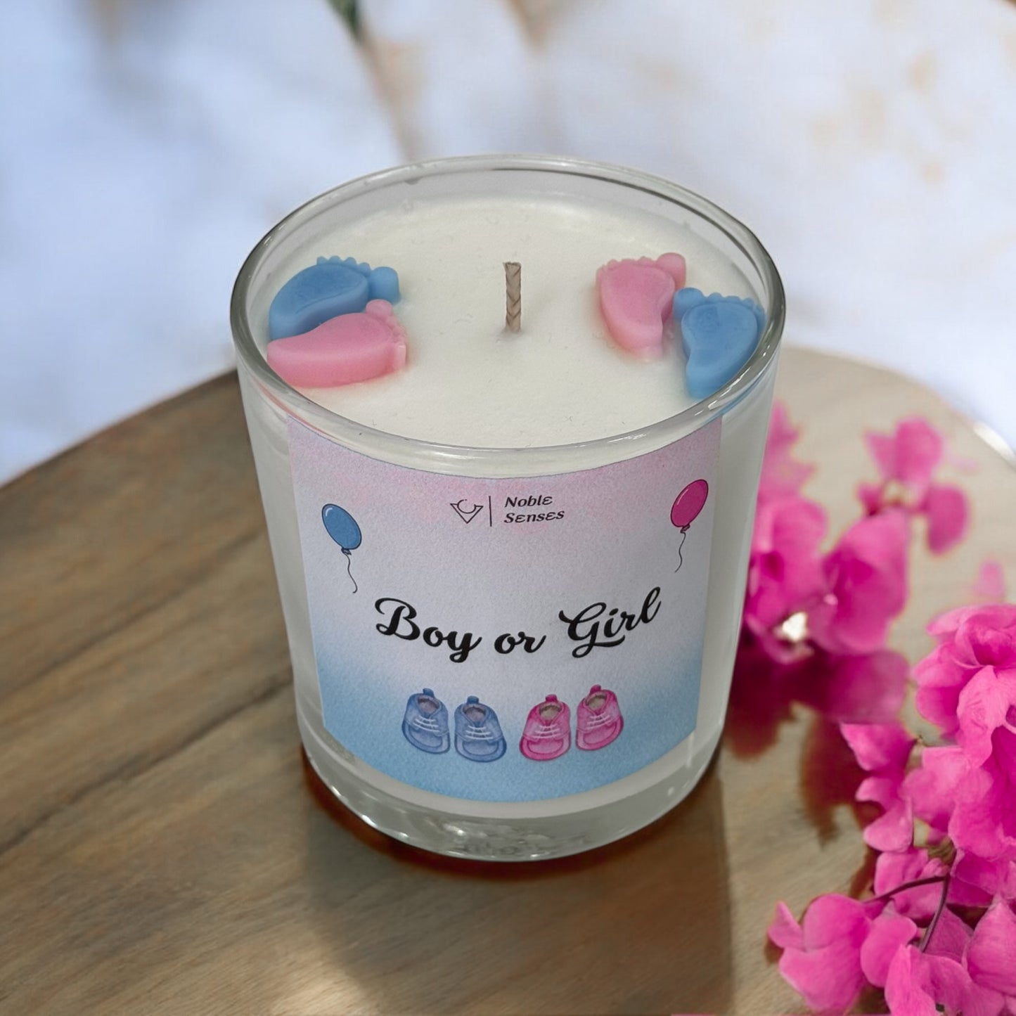 Gender Reveal Candle