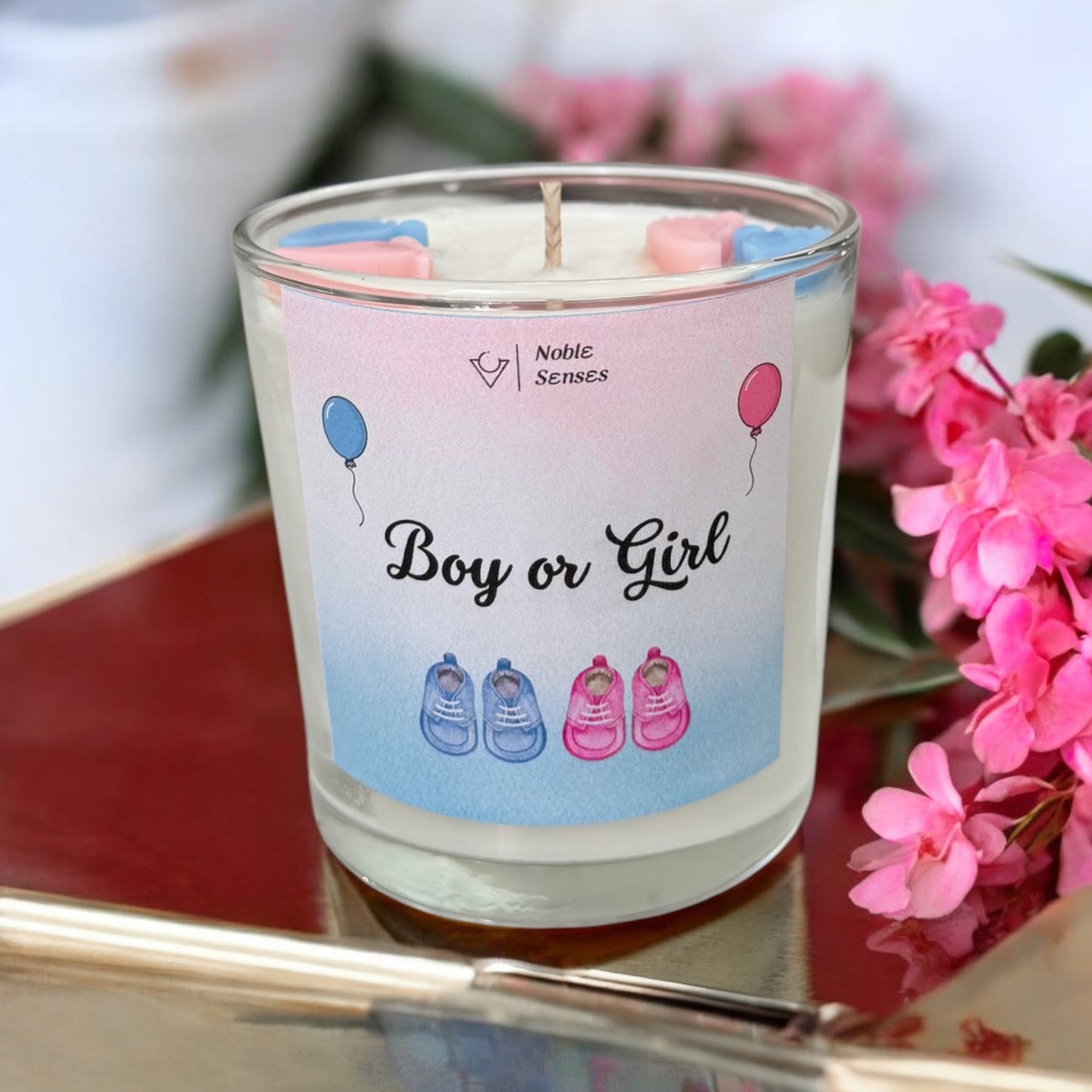 Gender Reveal Candle