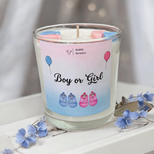 Gender Reveal Candle